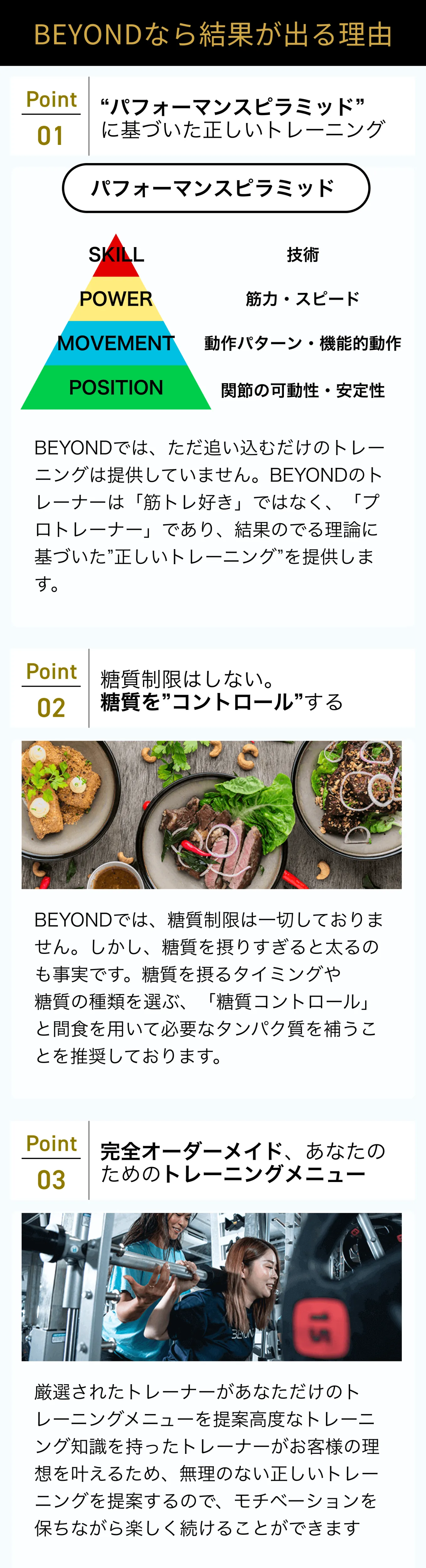 BEYOND｜リバウンドしないボディメイクジム